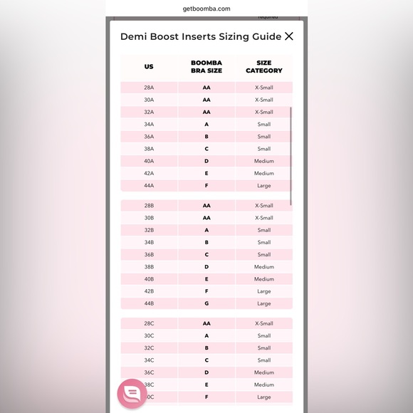 Boomba Demi Boost Inserts NWOT - Picture 7 of 8